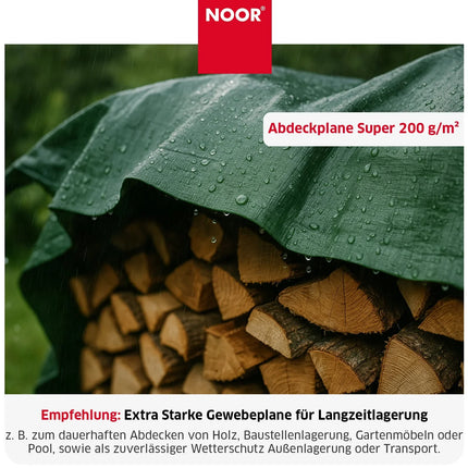 Abdeckplane SUPER 200g/m² - in 19 Größen