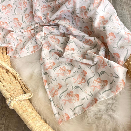 Musselintuch "Meerjungfrauen"