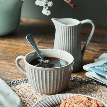 Kaffeebecher HDpleat graubraun 10,5cm