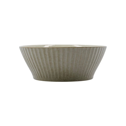 Servierschüssel HDpleat graubraun 19cm