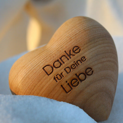Thankgoods Holzherz Danke für Deine Liebe