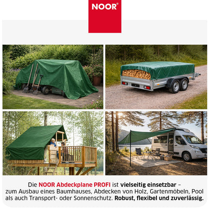 Abdeckplane PROFI 140g/m² - in 18 Größen