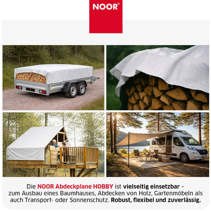 Abdeckplane HOBBY 120g/m² - in 11 Größen
