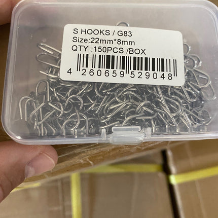 Großverkauf B2B - Palletten - Fleischhaken Verzinkte S Haken verschiedene Varianten