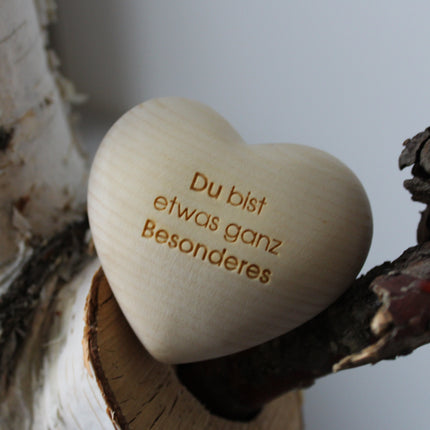 Thankgoods Zirben-Holzherz Handschmeichler Du bist etwas ganz Besonderes