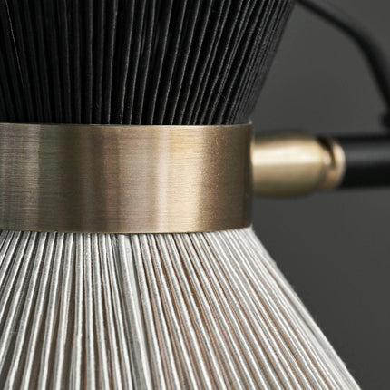 Tischleuchte HD Cord schwarz/natur