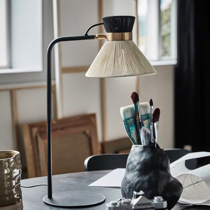 Tischleuchte HD Cord schwarz/natur