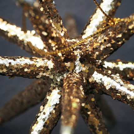 Weihnachtsstern HDSpike goldbraun, in 2 Größen