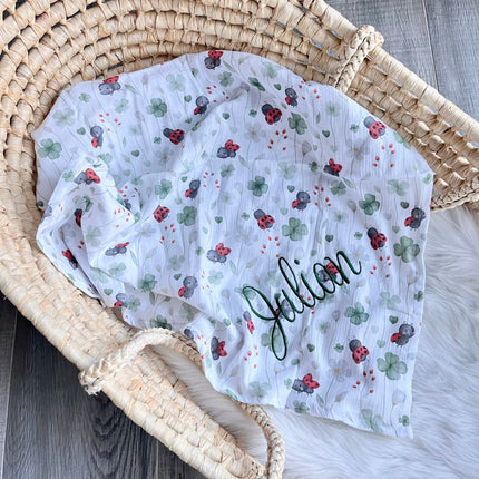 Musselintuch "Marienkäfer"