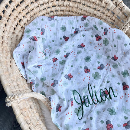 Musselintuch "Marienkäfer"