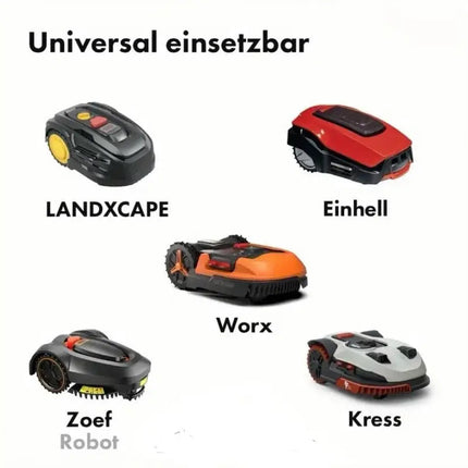 30 Titan Einloch Ersatzmesser (0,75mm) für Worx, Kress, LandXcape, Einhell Mähroboter