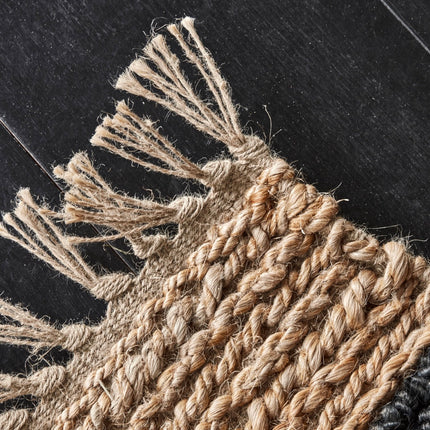 Strukturteppich HDRimi natur/schwarz