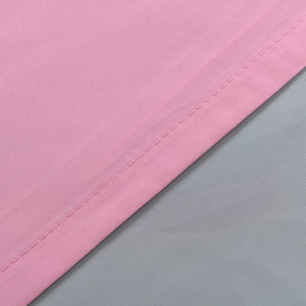 Doppel Raffrollo Palma Microsatin matt Voile Faltgardinen Faltrollo Schlaufenrollo mit Universalgardinenband 20410