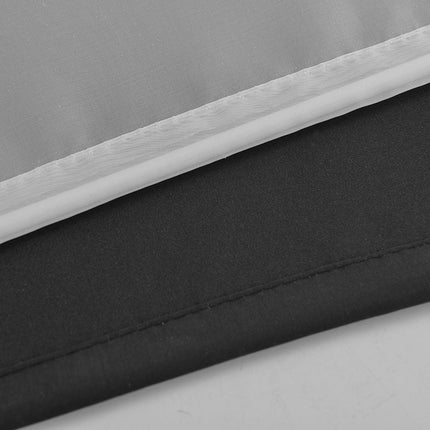 Doppel Raffrollo Palma Microsatin matt Voile Faltgardinen Faltrollo Schlaufenrollo mit Universalgardinenband 20410