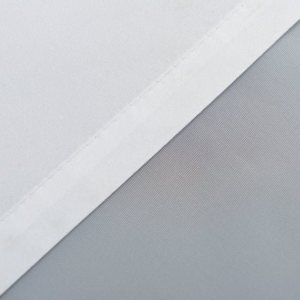Doppel Raffrollo Palma Microsatin matt Voile Faltgardinen Faltrollo Schlaufenrollo mit Universalgardinenband 20410