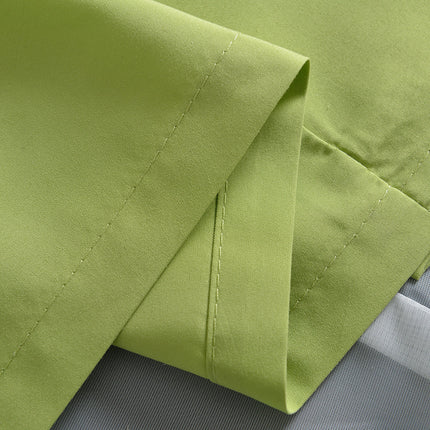 Doppel Raffrollo Palma Microsatin matt Voile Faltgardinen Faltrollo Schlaufenrollo mit Universalgardinenband 20410