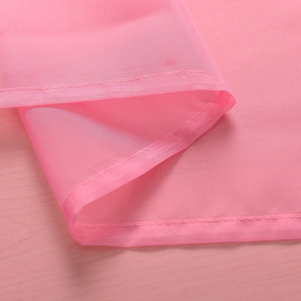 2er-Pack Ösen Gardinen Transparent Vorhang Set Wohnzimmer Voile Ösenvorhang Bleibandabschluß 203322