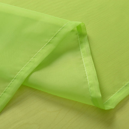 2er-Pack Ösen Gardinen Transparent Vorhang Set Wohnzimmer Voile Ösenvorhang Bleibandabschluß 203322