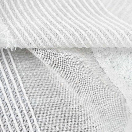 2er Set Halbtransparente Gardine mit Ösen HxB 245x140 cm Natur Meliert »Halle« Chenille Leinenbindung Lichtdurchlässig Halbtransparent 202480-2
