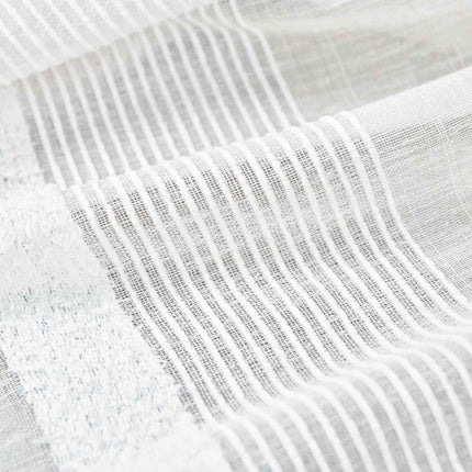 Halbtransparente Schiebegardine mit Paneelwagen HxB 245x60 cm Natur Meliert »Halle« Chenille Leinenbindung Lichtdurchlässig Halbtransparent 202480P