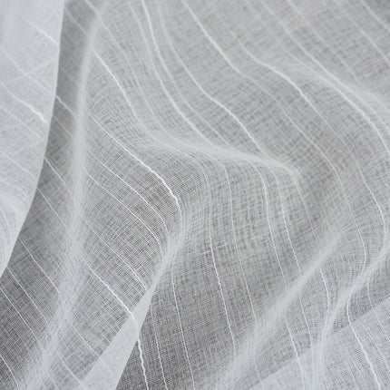 Gardine »Dresden« Ösen HxB 245x135 cm Natur Raffhalter filigran leicht modern elegant Linienmuster 202440