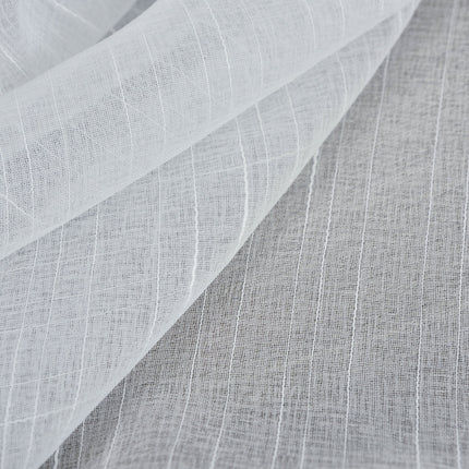 Gardine »Dresden« Ösen HxB 245x135 cm Natur Raffhalter filigran leicht modern elegant Linienmuster 202440