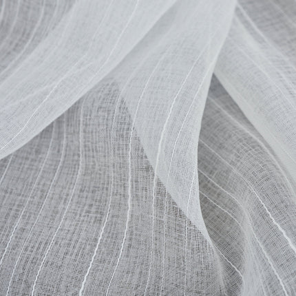 Gardine »Dresden« Ösen HxB 245x135 cm Natur Raffhalter filigran leicht modern elegant Linienmuster 202440