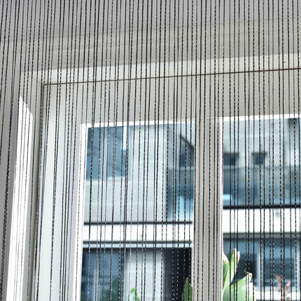 Fadengardine »Shanghai« Gardinenband Tunneldurchzug Schimmernd Vielseitig Modern Praktisch 20306