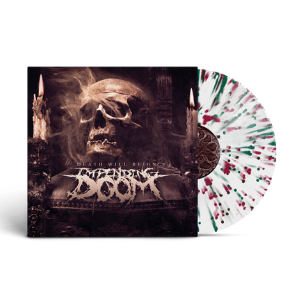 Impending Doom - Death Will Reign Splatter Vinyl