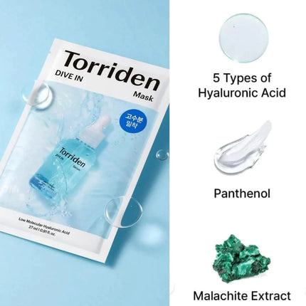 TORRIDEN | DIVE-IN Low Molecular Hyaluronic Acid Mask - 27 ml