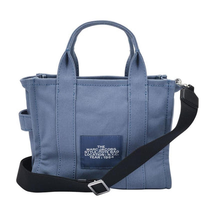 The Small Tote Tasche aus blauem Canvas