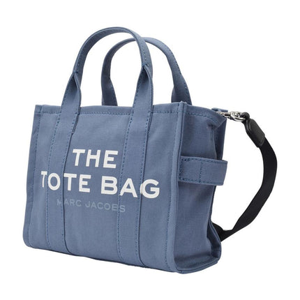 The Small Tote Tasche aus blauem Canvas
