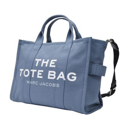 The Medium Tote Tasche aus blauem Canvas