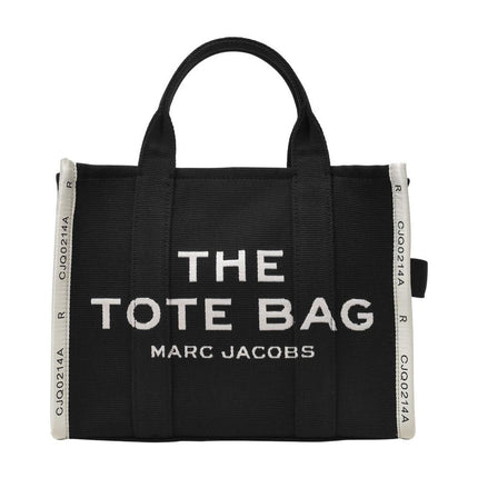 The Medium Tote Tasche aus schwarzem Canvas