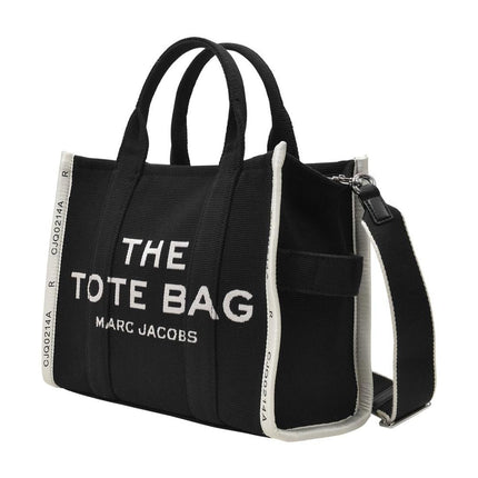 The Medium Tote Tasche aus schwarzem Canvas