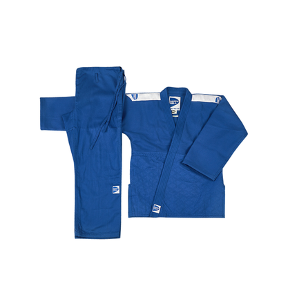 Green Hill Judoanzug Semi Competiton mit Streifen 650 g/m²