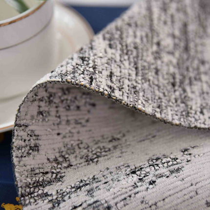 Jacquard Bettüberwurf LxB 245x140 cm Creme Schwarz »VENEDIG« Wendbar Beidseitiges Design in Hell und Dunkel Pflegeleicht und Langlebig 2023310B