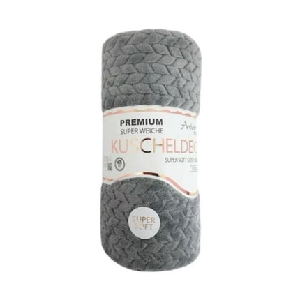 Günstige Jacquard Wohndecke » Kuscheldecke 150x200cm » Couchdecke leichter Flanell » Tagesdecke