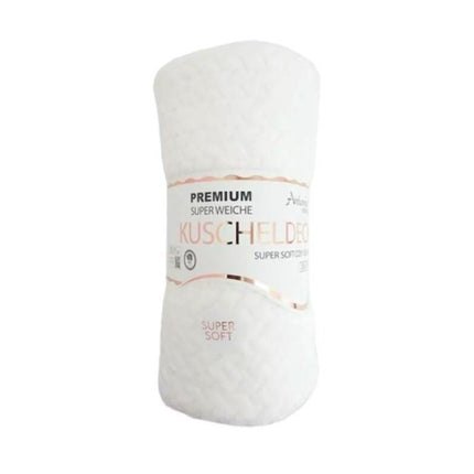Günstige Jacquard Wohndecke » Kuscheldecke 150x200cm » Couchdecke leichter Flanell » Tagesdecke