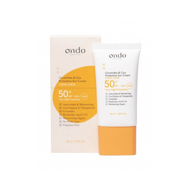 Ondo | Ceramides & Cica Protective Sun Cream - 50 ml