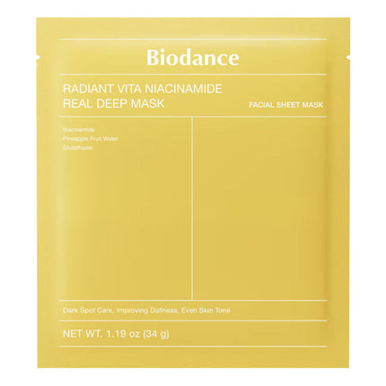 Biodance | Radiant Vita Niacinamide Real Deep Mask  - 1 Sheet