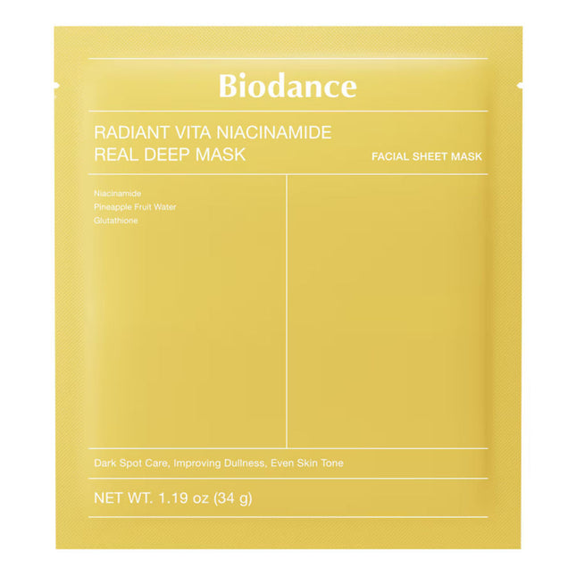 Biodance | Radiant Vita Niacinamide Real Deep Mask  - 1 Sheet