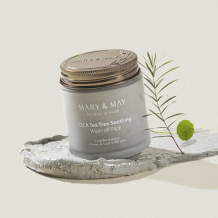 Mary & May CICA Tea Tree Soothing Wash off Pack - 125 g