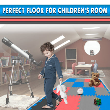 Puzzlematten aus hochwertigem und elastischem EVA-Schaum 25x25 = 1,5 m² - C.P. Sports K1000