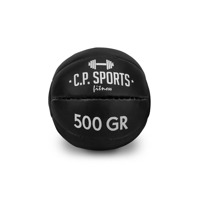 Medizinball Schwarz Kunstleder- verschiedene Größen- C.P. Sports- K5