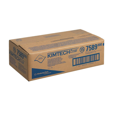 Kimtech® Mikrofaser-Oberflächenwischtücher - Blau - 1 Carton  x 25 Sheets | Karton (1 Box)