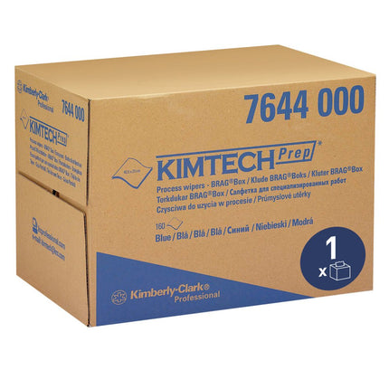 Kimtech® Prozeßwischtücher - BRAG™ Box / Blau - 1 Brag Box  x 160 Sheets | Karton (1 Box)