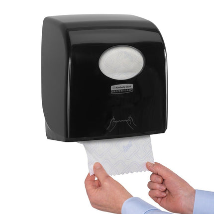 Aquarius™ Slimroll™ Rollenhandtuchspender - Schwarz /NEU - 1 Dispenser | Karton (1 Spender)