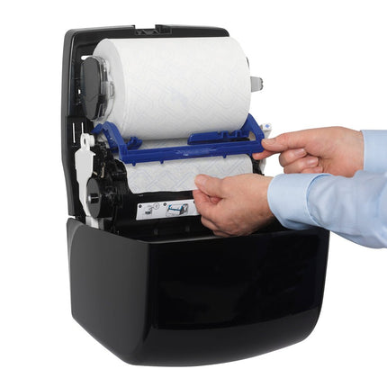 Aquarius™ Slimroll™ Rollenhandtuchspender - Schwarz /NEU - 1 Dispenser | Karton (1 Spender)