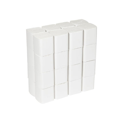 Hostess™ NATURA Toilettenpapier - Einzelblattsytem / Weiß /500 - 32 Packs  x 500 Toilet Tissue Sheets